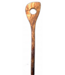 seleXions® Olivenholz Kochlöffel spitz mit Loch