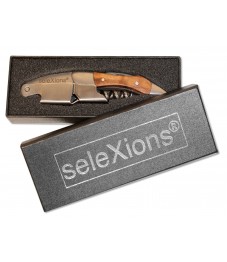 seleXions®: Kellnermesser mit Holzgriff in Geschenkbox