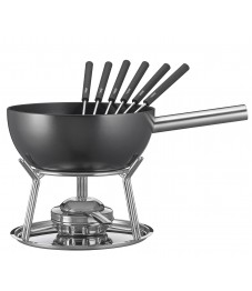 Spring: Alu Induction Käsefondue-Garnitur, schwarz