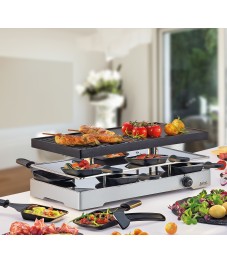 Spring: Raclette8 Classic Duo Raclette mit Alugrillplatte + Granitstein