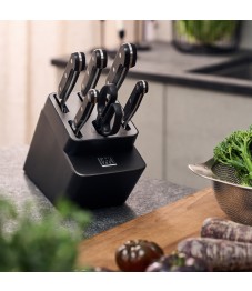 Zwilling: Pro Selbstschärfender Messerblock, Anthrazit, 7-tlg.