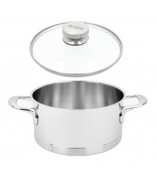 Demeyere: Atlantis 7 Bratentopf mit Glasdeckel