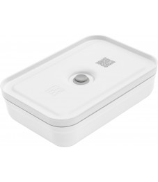 Zwilling: Fresh & Save Vakuum Lunchbox L flach, Kunststoff, Weiß-grau