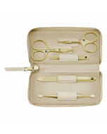 Zwilling Premium Maniküre Pediküre Set 5-tlg., gold/beige