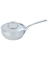 Demeyere Atlantis 7 Konische Sauteuse mit Deckel, geschlossener Rand