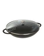 Wok mit Glasdeckel