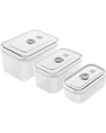 Zwilling Fresh & Save Vakuum Boxset, S/M/L, 3-tlg, Borosilikatglas, Grau
