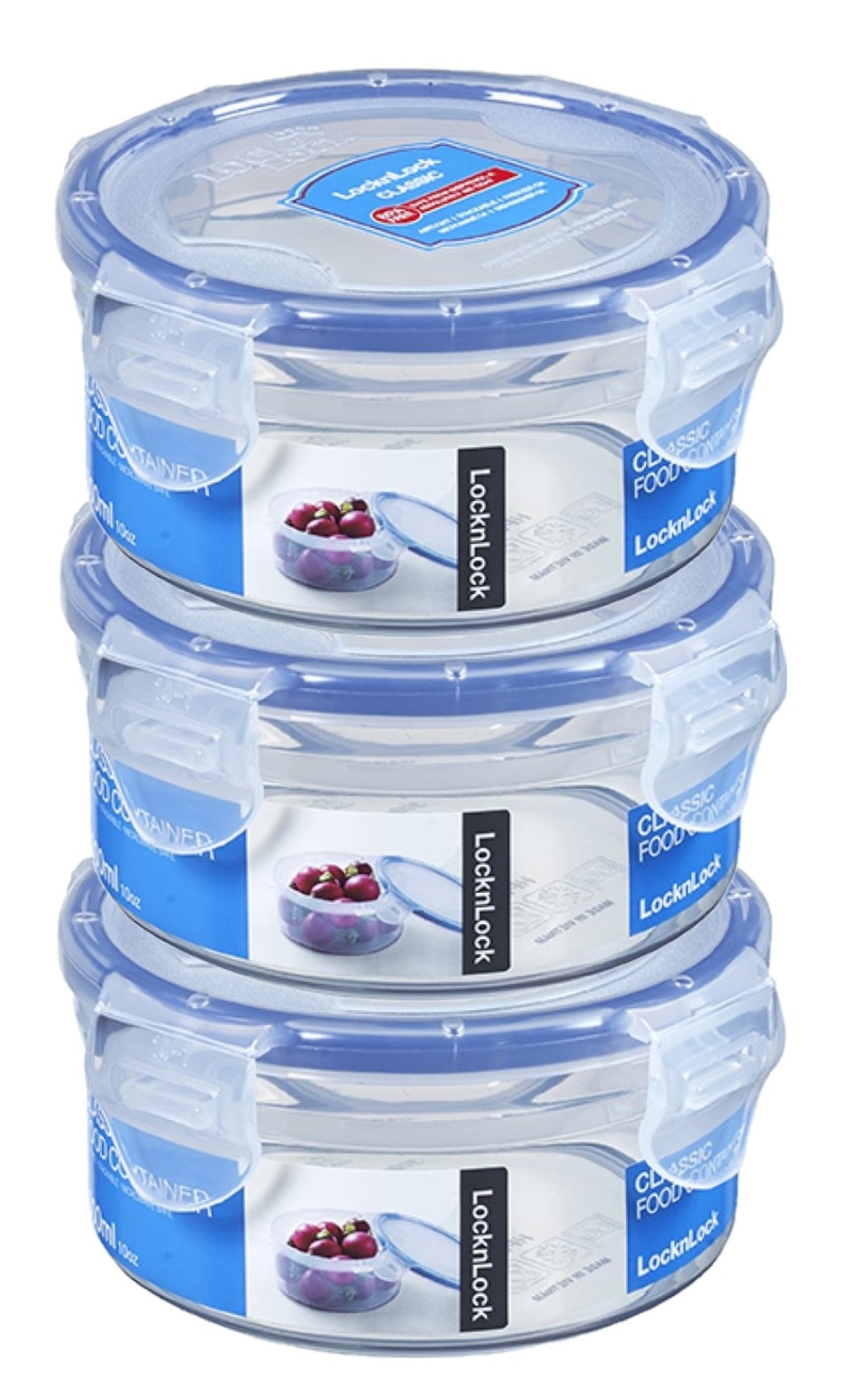  LocknLock 3x Dose rund 300 ml (HPL932/3)