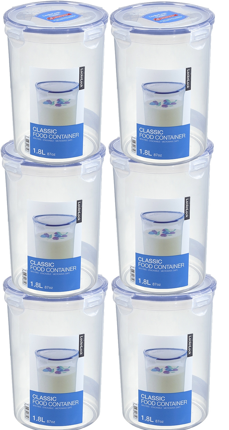  LocknLock 6x Dose rund 1,8 l (HPL933D-6)